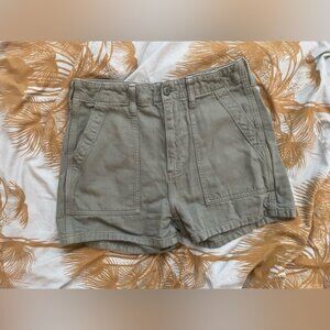 Denim Forum 90s utility short olive 26 3”